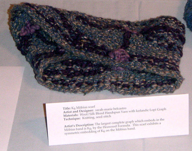 sarah-marie's K_6 Mobius scarf (on loan from Tom Hull)