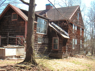 Here's a 'before' view, as the grounds look in early Spring